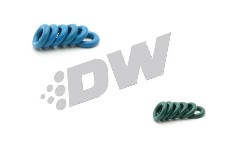 DeatschWerks 93-98 Toyota Supra TT (14mm O-Ring for Top Feed) Bosch EV14 1500cc Injectors (Set of 6) - Side View