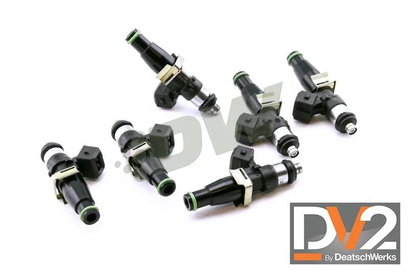 DeatschWerks 93-98 Toyota Supra TT (14mm O-Ring for Top Feed) Bosch EV14 1500cc Injectors (Set of 6) - Additional View 5