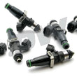 Load image into Gallery viewer, DeatschWerks 93-98 Toyota Supra TT 2200cc Injectors for Top Feed Conversion 11mm O-Ring (set of 6) - Installation View