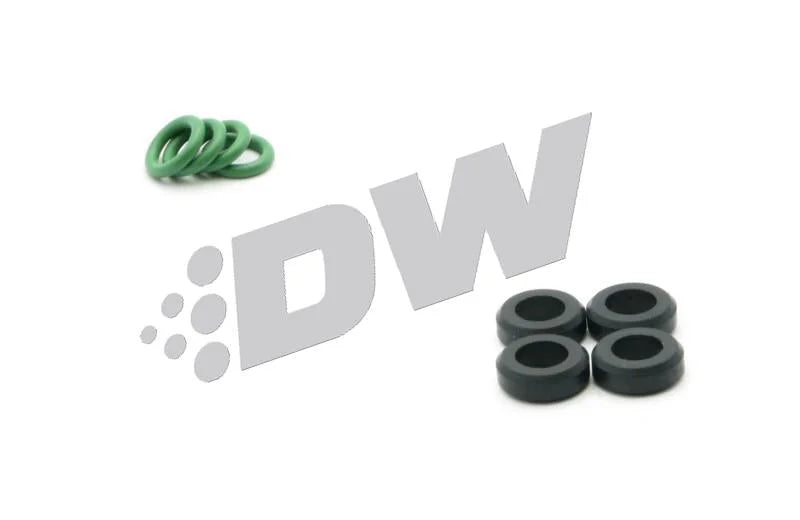 DeatschWerks 95-99 Mitsubishi Eclipse 4G63T / 03-06 Evo 8/9 Bosch EV14 1200cc Injectors (Set of 4) - Installation View