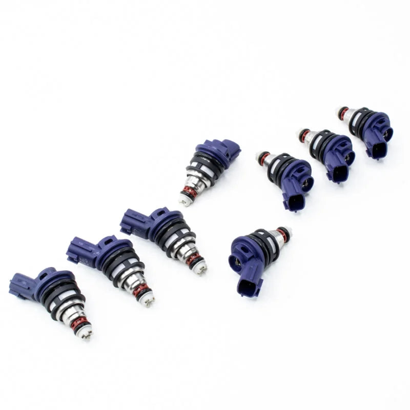DeatschWerks 95-99 Nissan Q45 370cc Side Feed Injectors - Back View