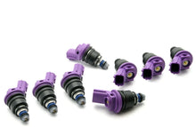 Load image into Gallery viewer, DeatschWerks 95-99 Nissan Q45 370cc Side Feed Injectors - Installation View