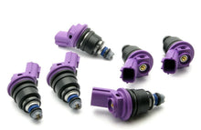 Load image into Gallery viewer, DeatschWerks 96-99 Nissan I30 VQ30 / RB25DET / Maxima VQ30de / 300zx 740cc Side Feed Injectors - Main Product View