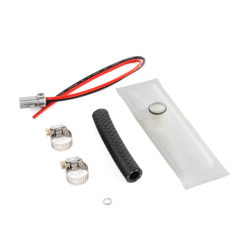 DeatschWerks 97-04 Ford F-150 / F-250 DW300M Fuel Pump Set Up Kit - Back View