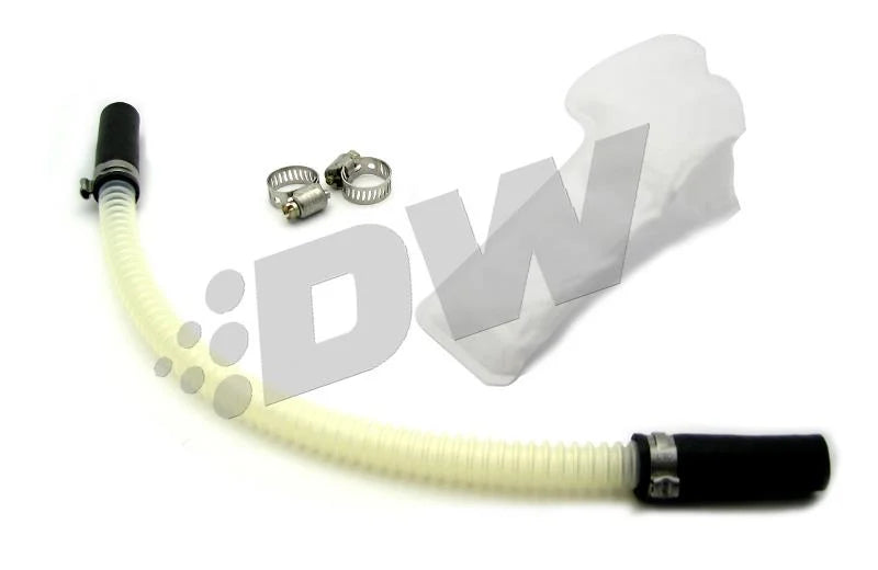DeatschWerks 97-06 Holden Commodore Gen III 5.7/6.0L V8 DW65A Fuel Pump Set up Kit - Back View