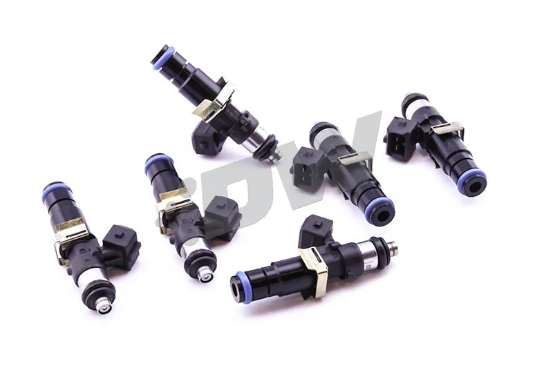 DeatschWerks 99-10 Ford Mustang V6 3.8L /4.0 Bosch EV14 1500cc Injectors (Set of 6) - Side View