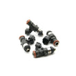Load image into Gallery viewer, DeatschWerks Bosch EV14 Universal 40mm/14mm 220lb/hr Injectors (Set of 4) - Main Product View