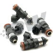 Load image into Gallery viewer, DeatschWerks Bosch EV14 Universal 40mm/14mm 220lb/hr Injectors (Set of 4) - Back View