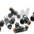 Load image into Gallery viewer, DeatschWerks Bosch EV14 Universal 40mm/14mm 220lb/hr Injectors (Set of 6) - Back View