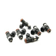 Load image into Gallery viewer, DeatschWerks Bosch EV14 Universal 40mm/14mm 220lb/hr Injectors (Set of 6) - Installation View
