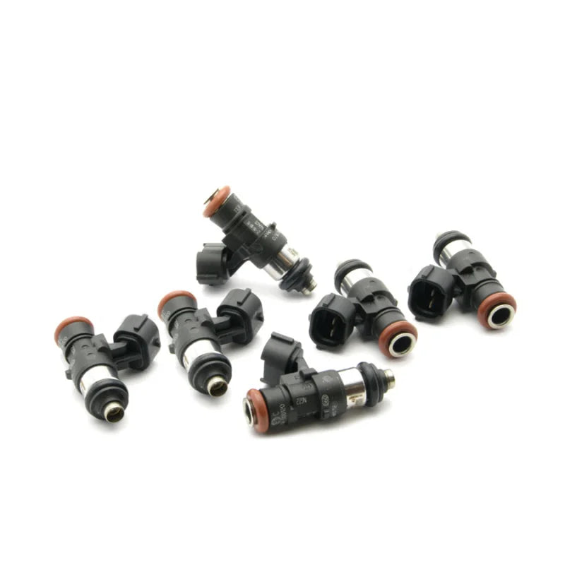DeatschWerks Bosch EV14 Universal 40mm/14mm 220lb/hr Injectors (Set of 6) - Installation View