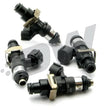 Load image into Gallery viewer, DeatschWerks Bosch EV14 Universal 48mm/11mm 220lb/hr Injectors (Set of 4) - Installation View