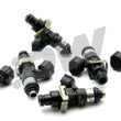 Load image into Gallery viewer, DeatschWerks Bosch EV14 Universal 48mm/11mm 220lb/hr Injectors (Set of 6) - Side View