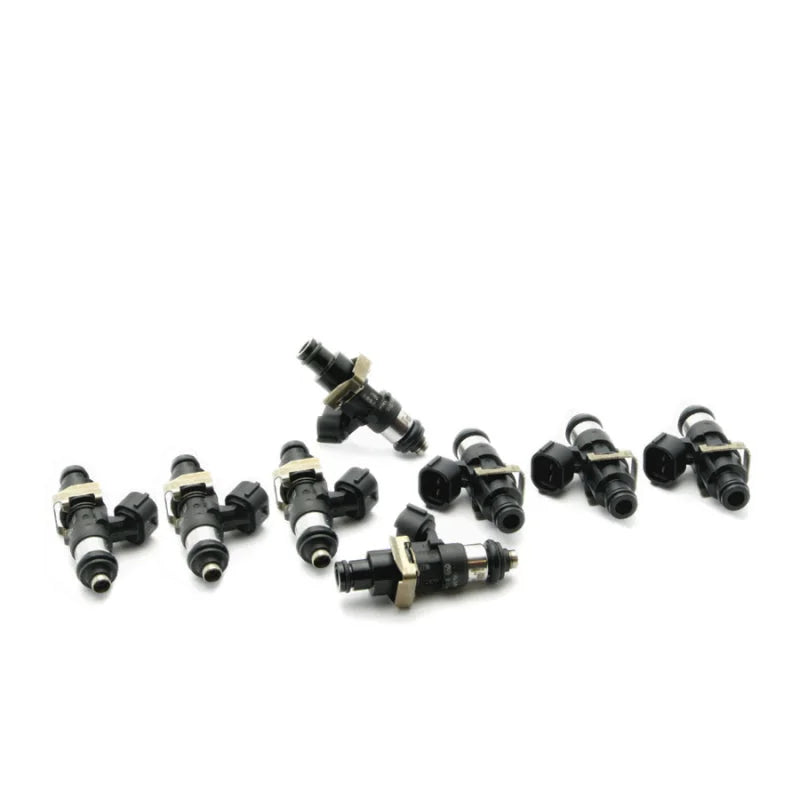 DeatschWerks Bosch EV14 Universal 48mm/11mm 220lb/hr Injectors (Set of 8) - Back View