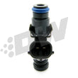 Load image into Gallery viewer, DeatschWerks Bosch EV14 Universal 48mm/14mm 220lb/hr Injectors (Set of 6) - Side View