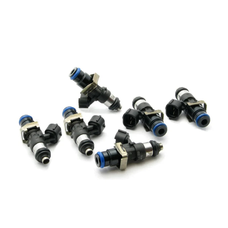 DeatschWerks Bosch EV14 Universal 48mm/14mm 220lb/hr Injectors (Set of 6) - Back View
