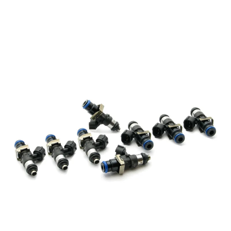 DeatschWerks Bosch EV14 Universal 48mm/14mm 220lb/hr Injectors (Set of 8) - Back View