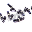 Load image into Gallery viewer, DeatschWerks Chevy LS1/LS6 / 85-04 Ford Mustang GT Bosch EV14 1500cc Injectors (Set of 8) - Side View
