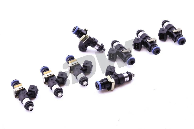 DeatschWerks Chevy LS2 / 5.7L & 6.1L HEMI Bosch EV14 1500cc Injectors (Set of 8) - Side View