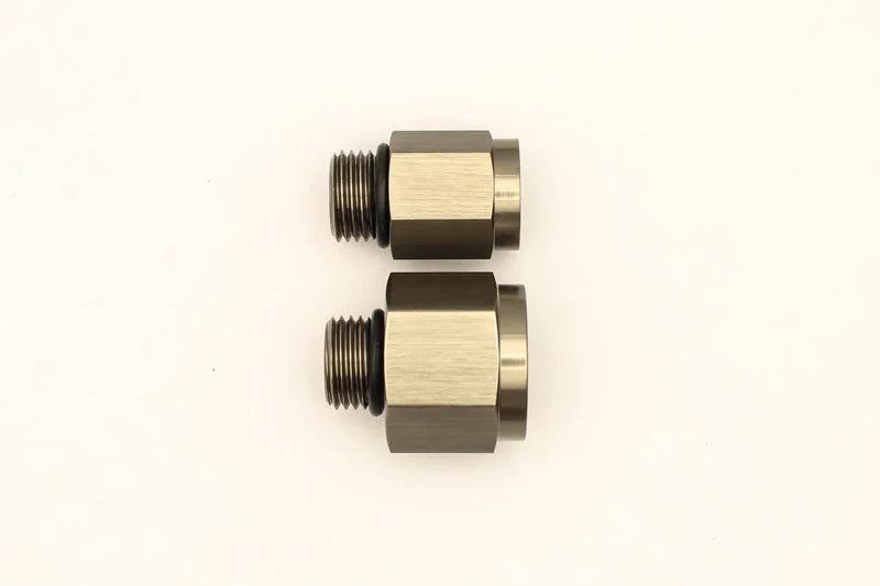 DeatschWerks DW250iL 6ORB Male to Metric Female Plumbing Kit to Replace Bosch 044 (Incl. O-Ring) - Installation View