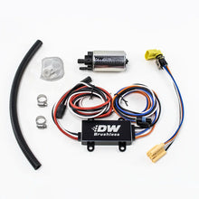 Load image into Gallery viewer, DeatschWerks DW440 440lph Brushless Fuel Pump w/ Dual Speed Controller - Side View
