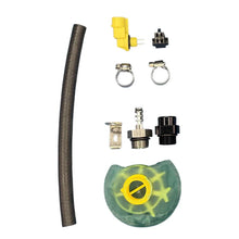 Load image into Gallery viewer, DeatschWerks DW650iL Series 650LPH In-Line External Fuel Pump Universal Install Kit - Main Product View