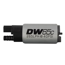 Load image into Gallery viewer, DeatschWerks DW65C Series 265LPH Compact Fuel Pump w/o Mounting Clips - Side View