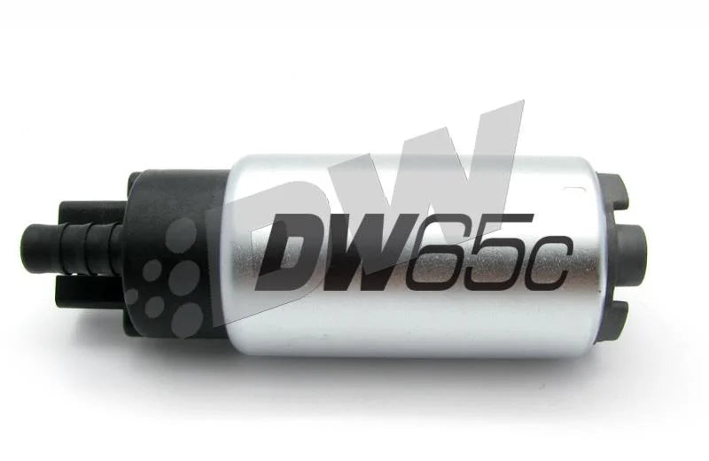 DeatschWerks DW65C Series 265LPH Compact Fuel Pump w/o Mounting Clips - Back View
