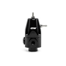 Load image into Gallery viewer, DeatschWerks DWR1000 Adjustable Fuel Pressure Regulator - Black - Side View