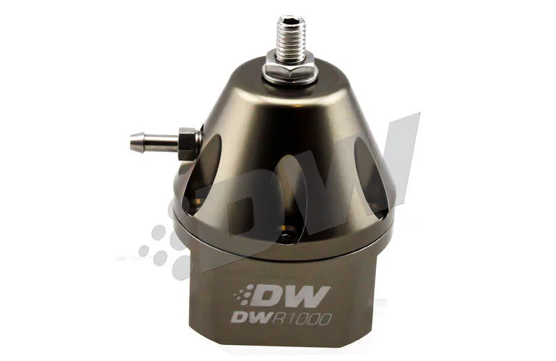 DeatschWerks DWR1000 Adjustable Fuel Pressure Regulator - Titanium - Main Product View