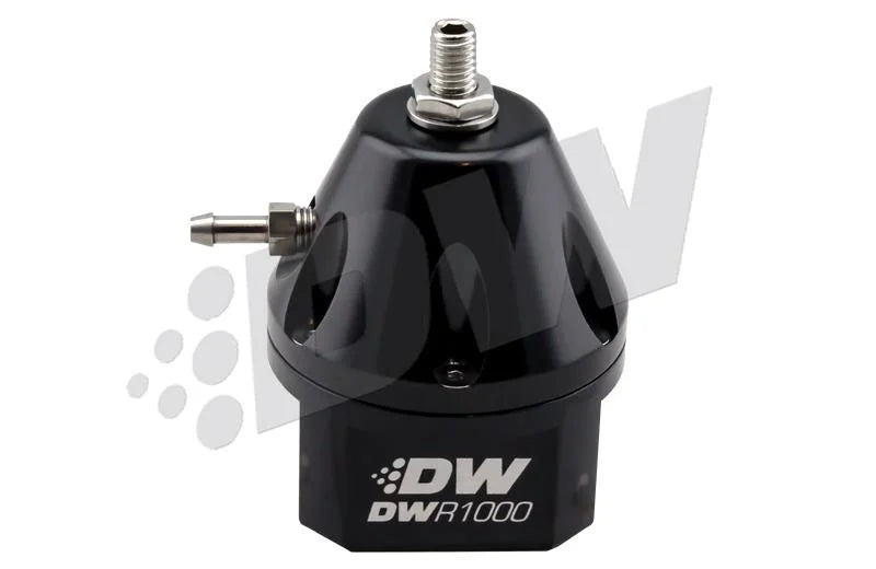 DeatschWerks DWR1000iL In-Line Adjustable Fuel Pressure Regulator - Titanium - Main Product View
