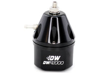 Load image into Gallery viewer, DeatschWerks DWR2000 Adjustable Fuel Pressure Regulator - Black - Side View