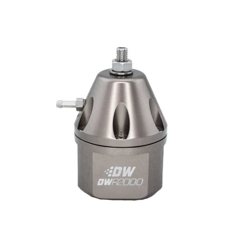 DeatschWerks DWR2000 Adjustable Fuel Pressure Regulator - Titanium - Main Product View
