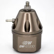 Load image into Gallery viewer, DeatschWerks DWR2000 Adjustable Fuel Pressure Regulator - Titanium - Side View