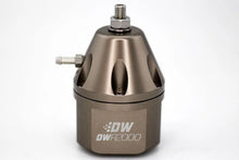 Load image into Gallery viewer, DeatschWerks DWR2000 Adjustable Fuel Pressure Regulator - Titanium - Side View
