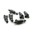 Load image into Gallery viewer, DeatschWerks Mitsubishi 90-01 3000GT 3.0TT 800cc Low Impedance Top Feed Injectors (Matched Set of 6) - Additional View 5