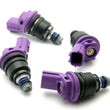 Load image into Gallery viewer, DeatschWerks Nissan G20 / SR20 / 240sx SR/KA 550cc Side Feed Injectors - Main Product View