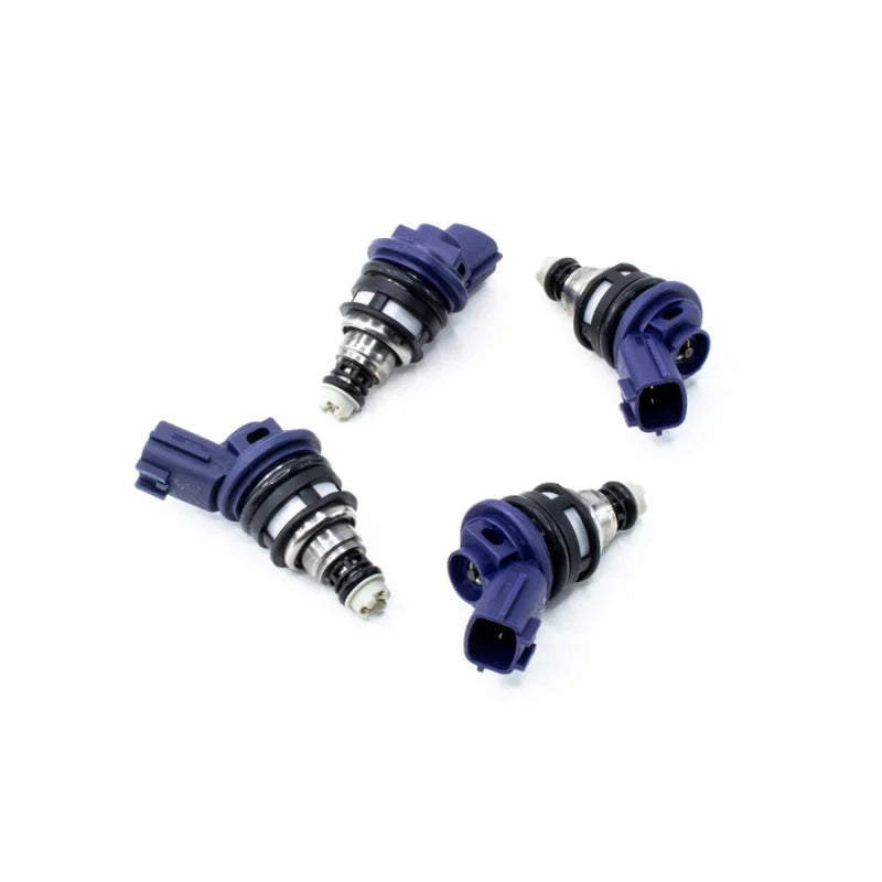 DeatschWerks Nissan G20 / SR20 / 240sx SR/KA 550cc Side Feed Injectors - Side View