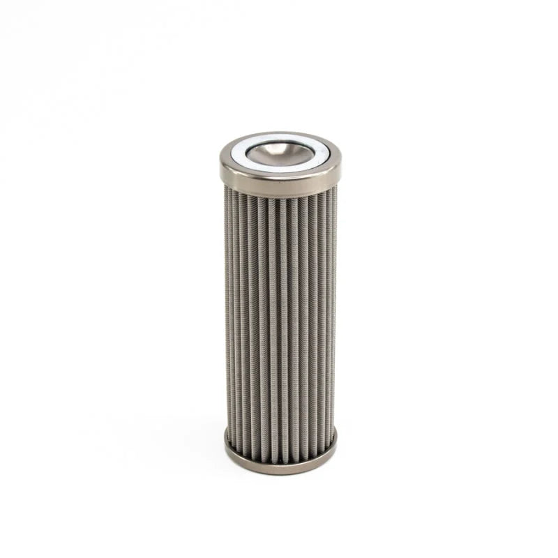 DeatschWerks Stainless Steel 100 Micron Universal Filter Element (fits 160mm Housing) - Installation View