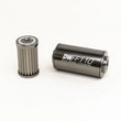 Load image into Gallery viewer, DeatschWerks Stainless Steel 10AN 10 Micron Universal Inline Fuel Filter Housing Kit (110mm) - Main Product View