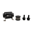 Load image into Gallery viewer, DeatschWerks Stainless Steel 3/8in 10 Micron Universal Inline Fuel Filter Housing Kit (70mm) - Main Product View