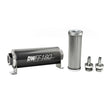 Load image into Gallery viewer, DeatschWerks Stainless Steel 3/8in 5 Micron Universal Inline Fuel Filter Housing Kit (160mm)