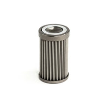 Load image into Gallery viewer, DeatschWerks Stainless Steel 40 Micron Universal Filter Element (fits 110mm Housing) - Main Product View