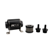 Load image into Gallery viewer, DeatschWerks Stainless Steel 5/16in 40 Micron Universal Inline Fuel Filter Housing Kit (70mm)
