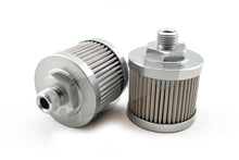 Load image into Gallery viewer, DeatschWerks Stainless Steel 6AN 100 Micron Universal Fuel Pump Pre-Filter - Main Product View