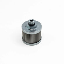 Load image into Gallery viewer, DeatschWerks Stainless Steel 6AN 100 Micron Universal Fuel Pump Pre-Filter - Side View