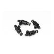 Load image into Gallery viewer, DeatschWerks Universal 1000cc Low Impedance 11mm Upper Injector - Set of 4 - Side View
