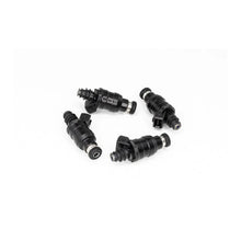 Load image into Gallery viewer, DeatschWerks Universal 1000cc Low Impedance 11mm Upper Injector - Set of 4 - Side View