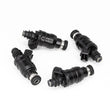 Load image into Gallery viewer, DeatschWerks Universal 1000cc Low Impedance 11mm Upper Injector - Set of 4 - Installation View