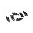 Load image into Gallery viewer, DeatschWerks Universal 1000cc Low Impedance 11mm Upper Injector - Set of 6 - Back View